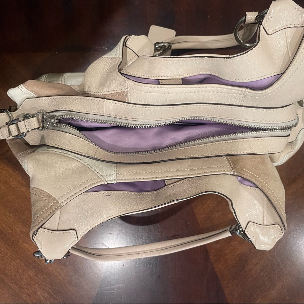 Like New Coach Patchwork Leather Shoulder Bag in … - image 3